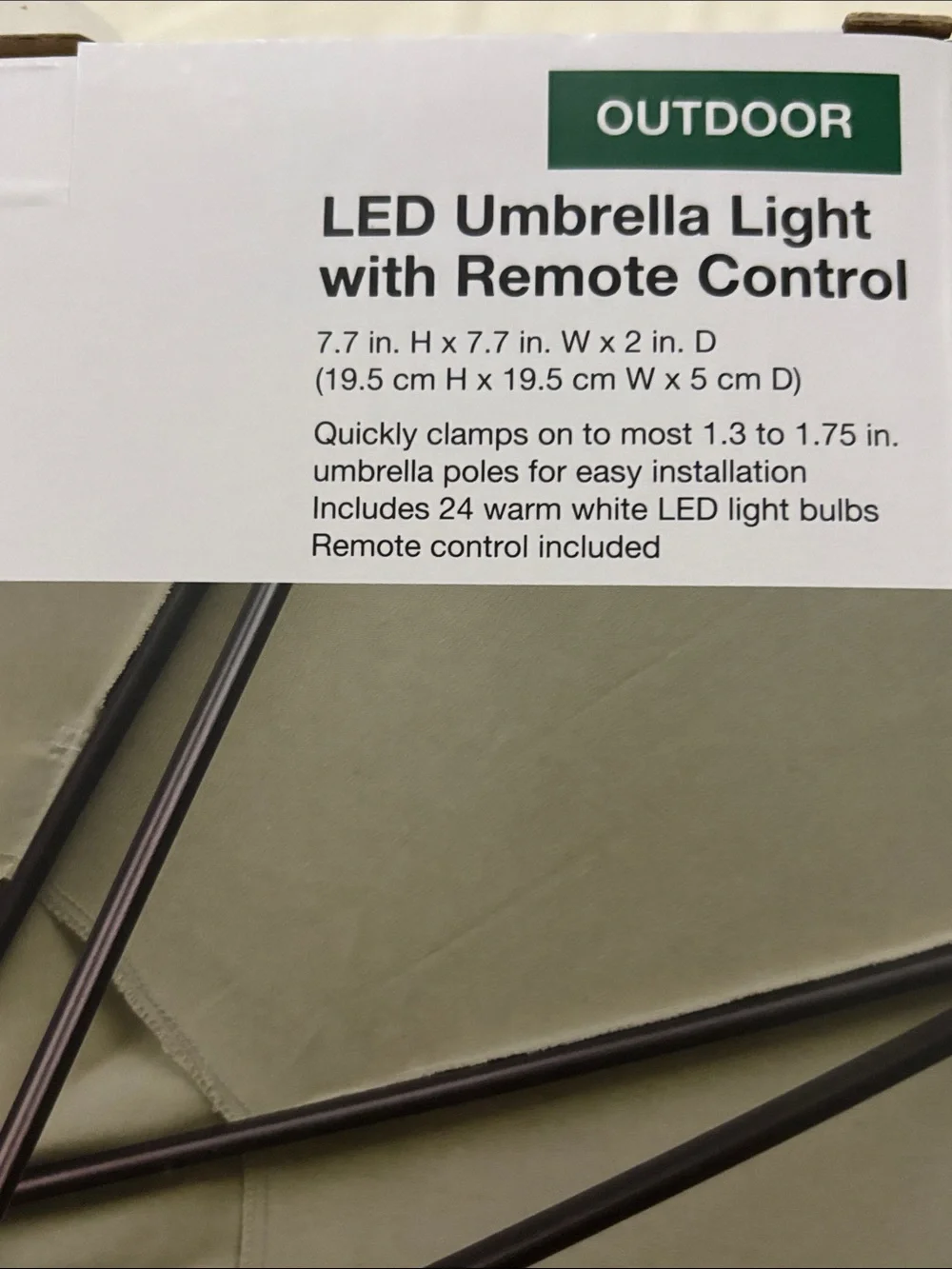 SONOMA Umbrella LED umbrella Light with Remote